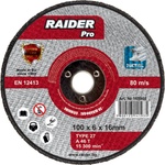 Raider Диск за шлайфане за пневм. ъглошлайф o100x6x16mm - 169903 (169903)
