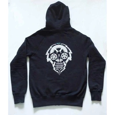 INVERT Суитшърт invert chain skull black hoody