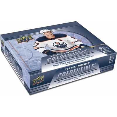 Upper Deck 2021-2022 NHL Credentials Hockey Hobby Box