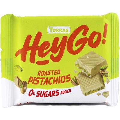Torras Hey Go bílá s pistáciemi 60 g