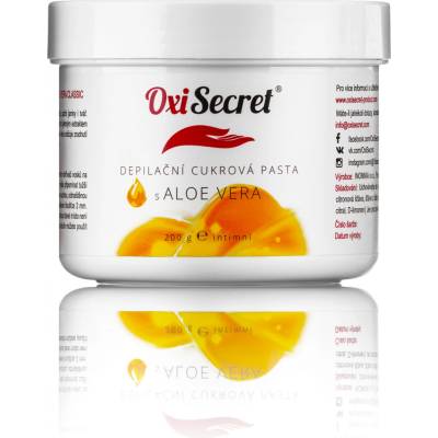 OxiSecret depilační cukrová pasta Aloe Vera Classic 200 g – Zbozi.Blesk.cz