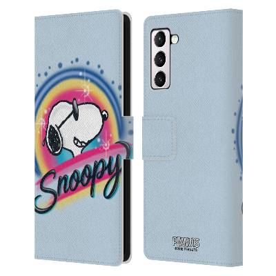 Pouzdro na mobil Samsung Galaxy S21+ 5G - HEAD CASE - Peanuts Snoopy Superstar 2 (Otevírací obal, kryt na mobil Samsung Galaxy S21+ 5G - Pejsek Snoopy hvězdná duha)