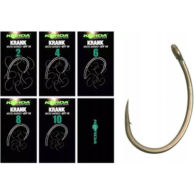 Korda Krank veľ.4 10 ks