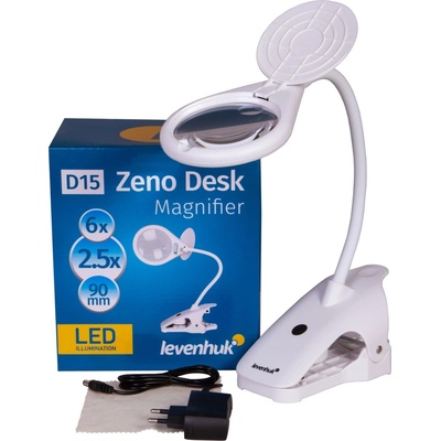 Levenhuk Zeno Desk D15 - 2,5x; 6x