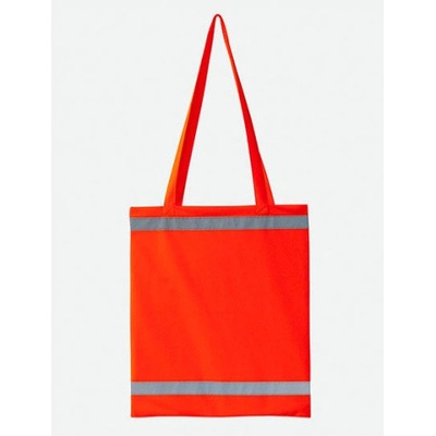 Korntex Reflexná nákupná taška KX105 Signal Orange, 38x42 cm