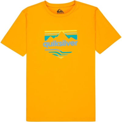 Quiksilver Детска тениска Quiksilver Kid's Horizon Fade S/S T-shirt - Mineral Yellow - размер 12 (US) (704-6119-0213)