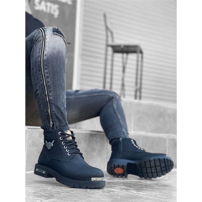 BOA Shoes Мъжки боти с връзки ba0080 - Черни #359004 (359004_Черно)