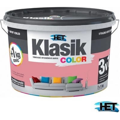 HET KLASIK COLOR 7 + 1 kg červený cihlový