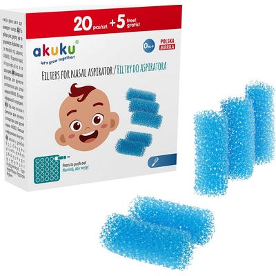 AKUKU Hygienické filtre do odsávačky nosných hlienov