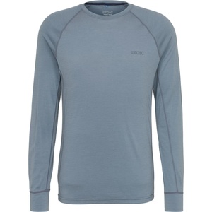 Stoic Мъжко мериносово термобельо Stoic Merino180 BengtSt. L/S Merino base layer - Pale Blue Grey (015-2080-1813)