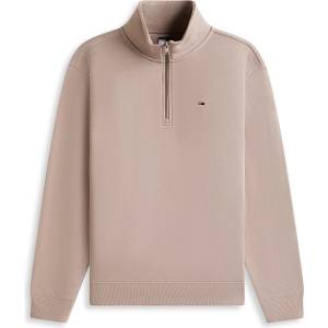 Tommy Hilfiger Поларена блуза Tommy Jeans TJ Flag Fleece Quarter-Zip Jumper - Ivy Mink