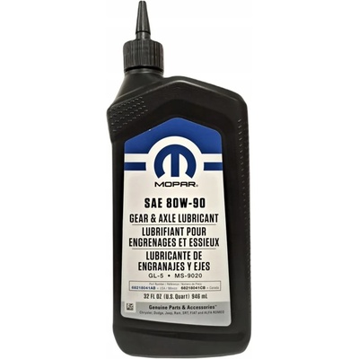 Mopar Масло mopar gear & axle lubricant 80w-90 946 мл