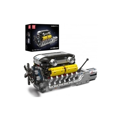 Mould King 10202 Automobilový 12-valcový motor LAMBO V12 s prevodovkou