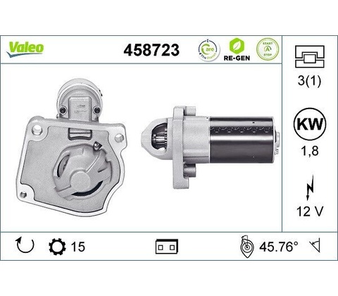 Startér VALEO 458723