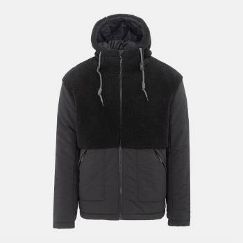 SoulCal Яке SoulCal Men's Soul Sherpa Hooded Long Sleeve Hybrid Jacket - Black
