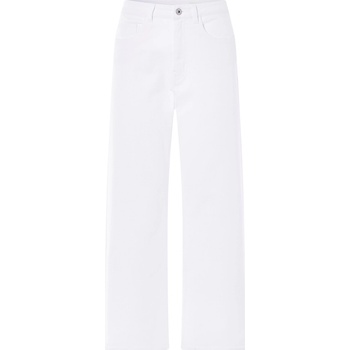 Esmara Dámske rifle Wide Leg biela