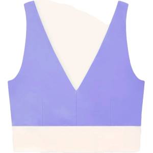 MYMARINI Дамско бикини горнище Mymarini Women's Yoga Top Bikini top - Chocolate / Lilac (150-5693-0511)
