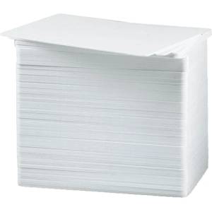 ZEBRA Пластмасова карта Zebra бяла (0, 76mm) 500бр