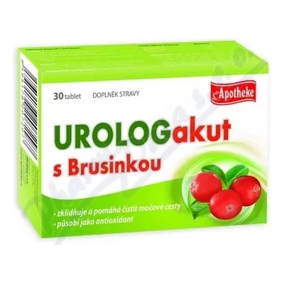 Apotheke Urolo Gakut s brusinkou 30 tabliet