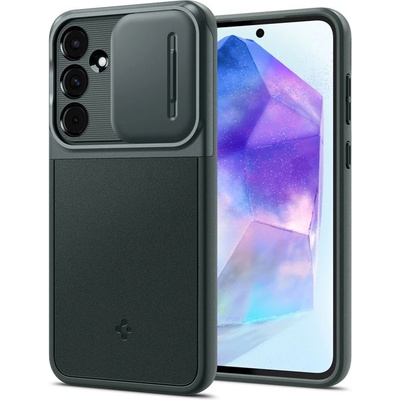 Spigen Гръб Spigen Optik Armor за Samsung Galaxy А55 - Зелен