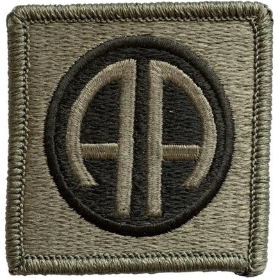 MILITARY RANGE Nášivka 82nd AIRBORNE DIVISION VELCRO - FOLIAGE