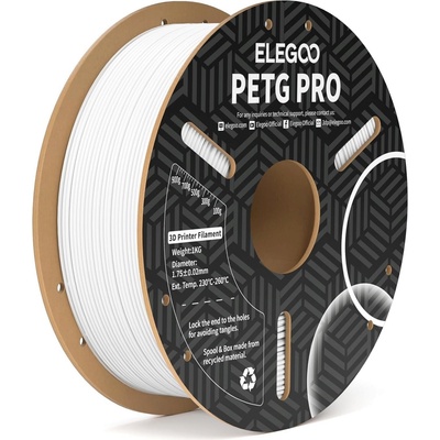 Elegoo PETG PRO White - 1, 75 mm / 1000 g (50.203.0199)
