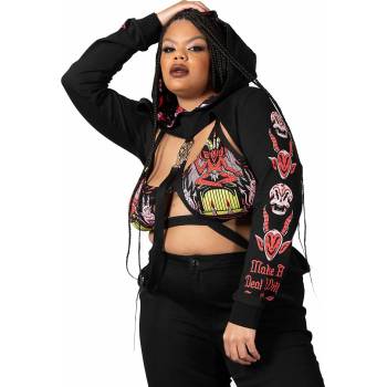 Image 1 of KILLSTAR дамски болеро KILLSTAR - Troublemaker - Черен - KSRA004970