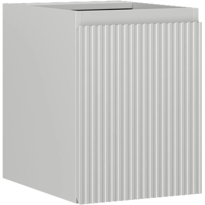 Mexen Rivel шкаф за баня под мивка 35 см, 1 врата, оребрен, матово сив - 91A21-03547-1-BF62 (91A21-03547-1-BF62)