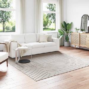 vidaXL Килим за вътрешна и външна употреба PALMERAS Крем 240 x 240 cm (42022631)