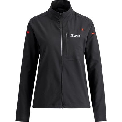 Swix Дамско яке за бягане Swix Women's 30K Jacket Running jacket - Jet Black - размер XS (128-0675-0211)