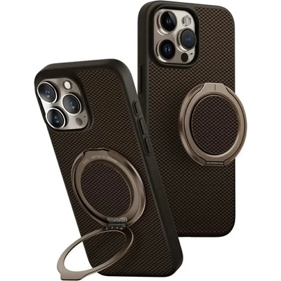 Uniq Keva Air Magclick Charging GripFit Case за iPhone 16 Pro Max - кафяв (8886463691786)