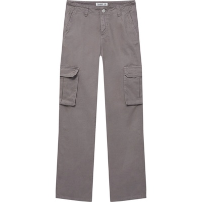 Pull&Bear Карго панталон сиво, размер 40