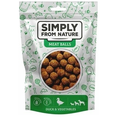 SIMPLY FROM NATURE Kačacie guľky so zeleninou pre psov 80 g