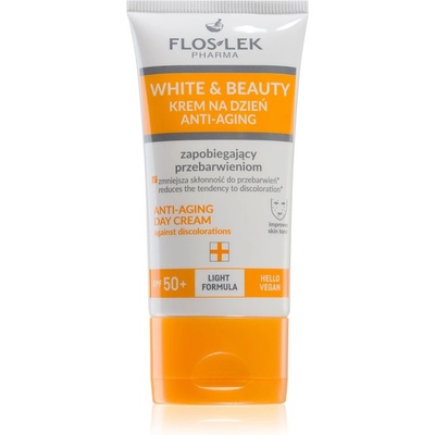FlosLek Pharma White & Beauty дневен крем против пигментни петна SPF 50+ 30ml
