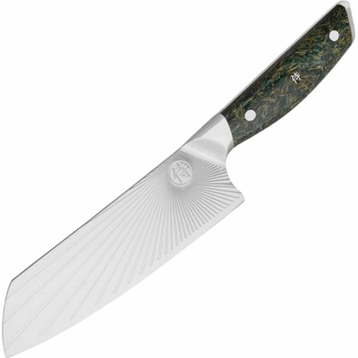 Dellinger Santoku nôž Sandvik Green Northern Sun 18,5 cm