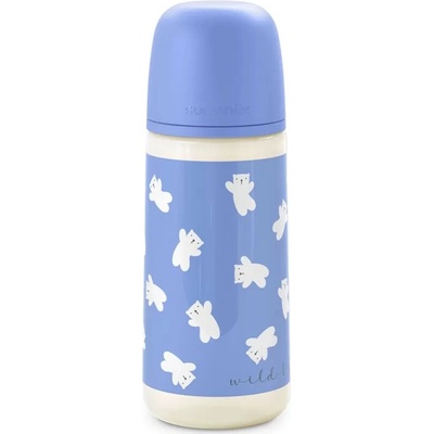 Suavinex kojenecká láhev Wild & Free modrá 360 ml