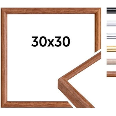 Doerr WOOD FRAME 30x30 cm fotorám (pasparta na 20x20 cm) – Zboží Živě