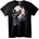 NOONEBRAND Тениска Блестящ Гатор с Черна Роза - XL, Black