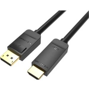 Vention Displayport 4K - HDMI, (черен), 1, 5 м, кабел