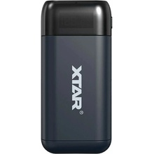 XTAR PB2SL Hybridní nabíječka baterií powerbanka Černá