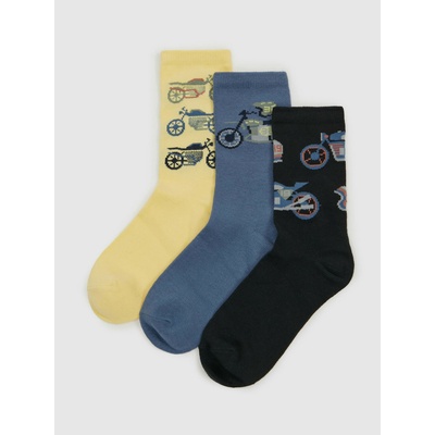 GAP Детски чорапи bike, 3 чифта GAP GAP | Sin | Момчешки | 128/134