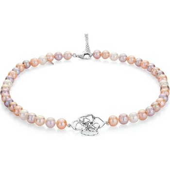 Image 1 of Swan Колие със сладководни перли в три цвята RB256NM Swan