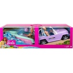 Mattel GXD66 Barbie Комплект джип, лодка и 2 кукли (GXD66)