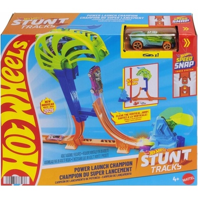 Hot Wheels Stunt Tracks Vertikální dráha Mistrovský skok JHK75