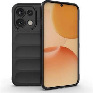 Gigapack Oppo Reno16 F GIGAPACK Силиконов калъф за телефон, удароустойчив, 3D, ЧЕРЕН (GP-196041)