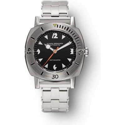 Nivada Grenchen Depthmaster Pacman White 14102A Forstner Rivet