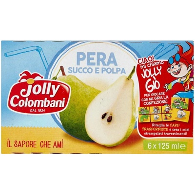 Jolly Colombani hruškový džús 6 x 125 ml