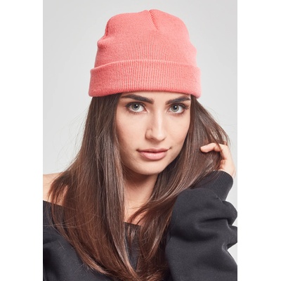 Urban Classics Шапка бийни в цвят корал Heavyweight BeanieUB-1500KC-00092 - Розов, размер one size