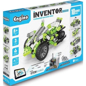 Engino INVENTOR MOTORIZED 4-колесен xtreme велосипед с 10 бонусни модела (IN51)