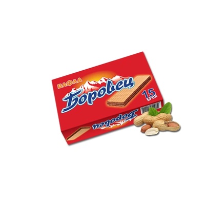 Боровец афла "Боровец" 15 бр. с фъстъчен крем 375 гр